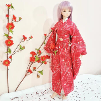 Red Clover Kimono